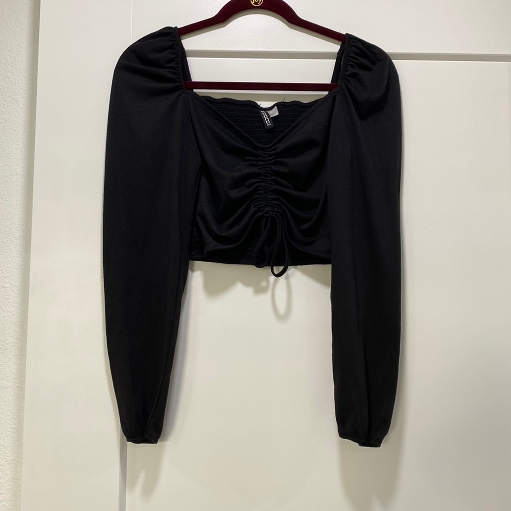 Black Crop Top